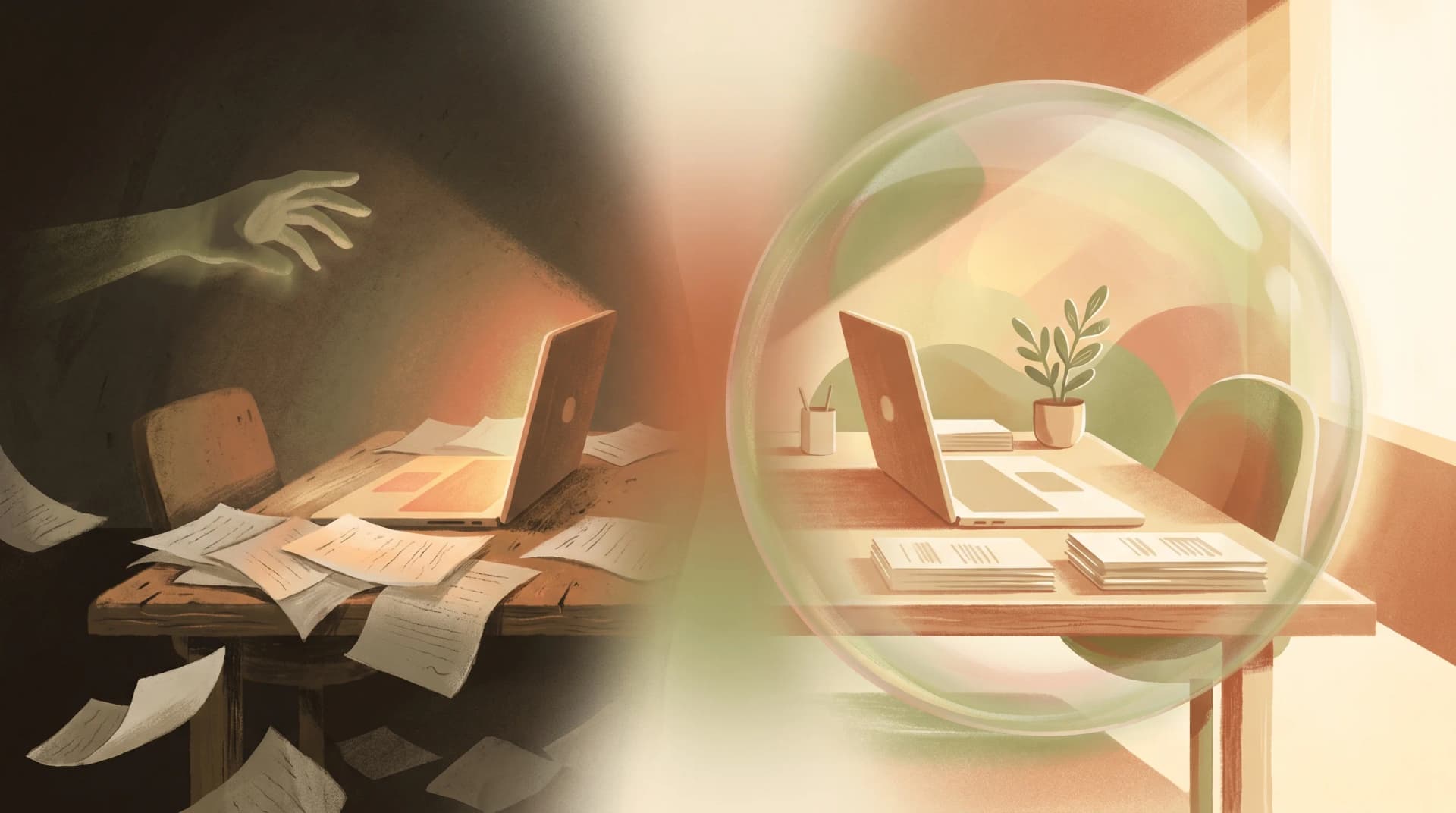 Diagram contrasting shadow AI use with sanctioned closed-loop AI inside a professional services firm