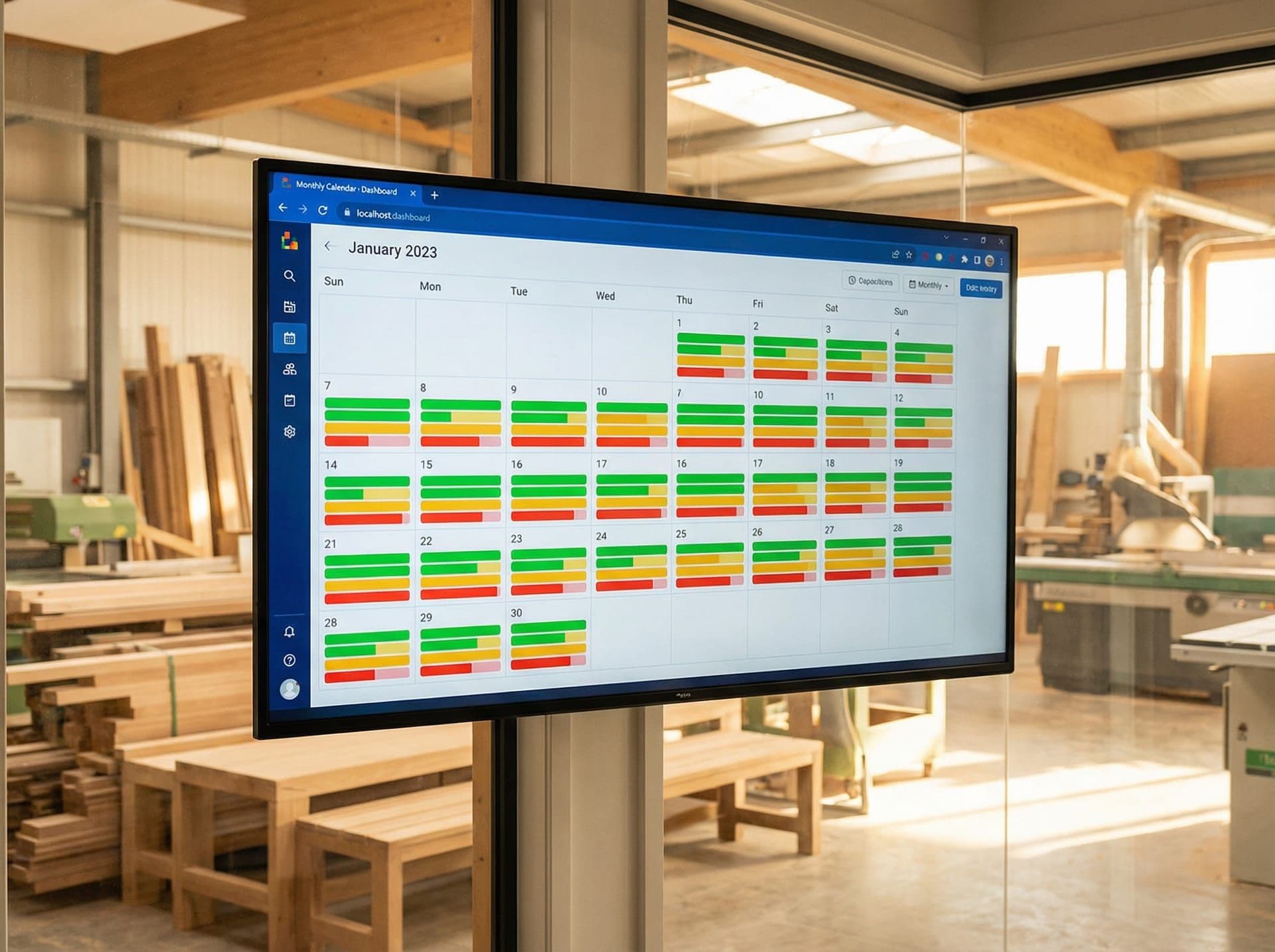 Case study: giving a joinery workshop real-time visibility into workforce capacity